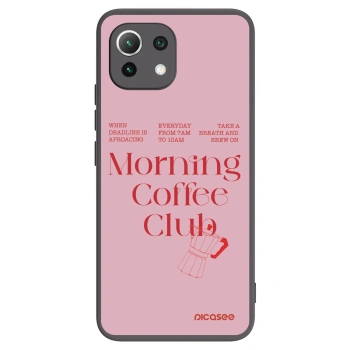Picasee silikonový černý obal pro Xiaomi 11 Lite 5G NE - Morning