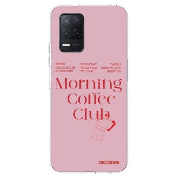 Picasee silikonový průhledný obal pro Realme 8 5G - Morning