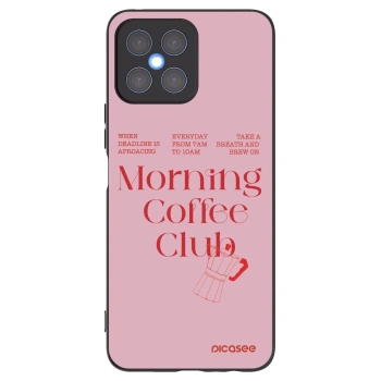 Picasee silikonový černý obal pro Honor X8 4G - Morning
