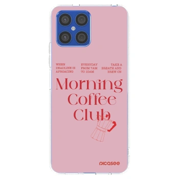 Picasee silikonový průhledný obal pro Honor X8 4G - Morning