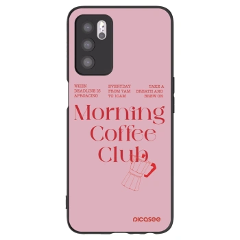 Picasee silikonový černý obal pro OPPO A16 - Morning