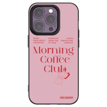 Picasee silikonový černý obal pro Apple iPhone 14 Pro - Morning