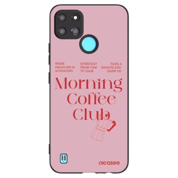 Picasee silikonový černý obal pro Realme C21Y - Morning