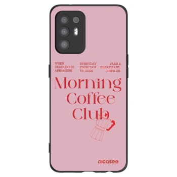 Picasee silikonový černý obal pro OPPO A94 5G - Morning