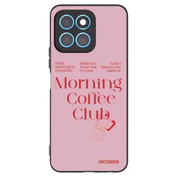 Picasee silikonový černý obal pro Honor X6 - Morning