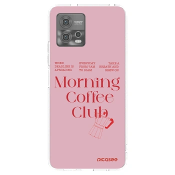 Picasee silikonový průhledný obal pro Motorola Moto G72 - Morning