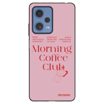 Picasee silikonový černý obal pro Xiaomi Redmi Note 12 Pro 5G - Morning