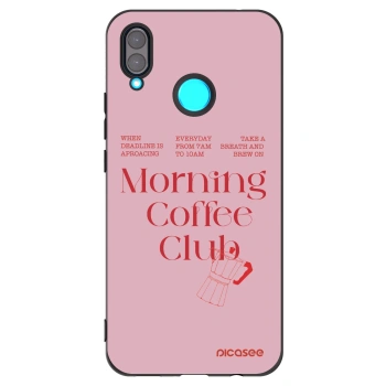 Picasee silikonový černý obal pro Huawei Nova 3 - Morning