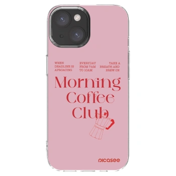 Picasee silikonový průhledný obal pro Apple iPhone 15 - Morning
