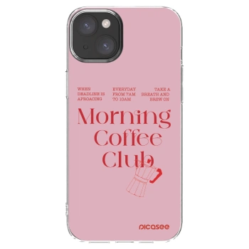 Picasee silikonový průhledný obal pro Apple iPhone 15 Plus - Morning