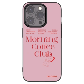 Picasee silikonový černý obal pro Apple iPhone 15 Pro - Morning