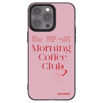 Picasee silikonový černý obal pro Apple iPhone 15 Pro Max - Morning
