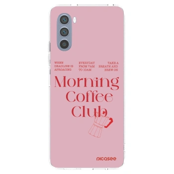 Picasee silikonový průhledný obal pro Motorola Moto G62 - Morning
