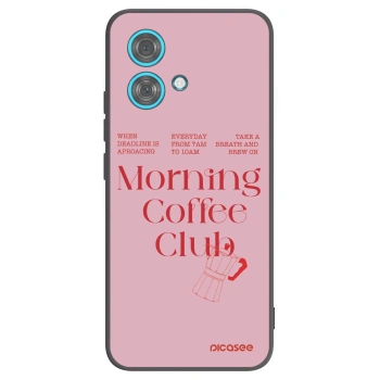 Picasee silikonový černý obal pro Motorola Edge 40 Neo - Morning