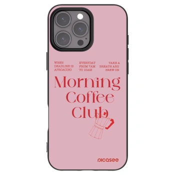 Picasee silikonový černý obal pro Apple iPhone 16 Pro Max - Morning