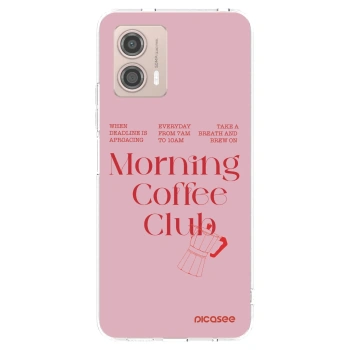 Picasee silikonový průhledný obal pro Motorola Moto G53 5G - Morning