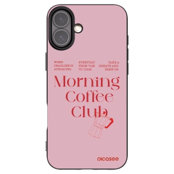 Picasee silikonový černý obal pro Apple iPhone 16 Plus - Morning