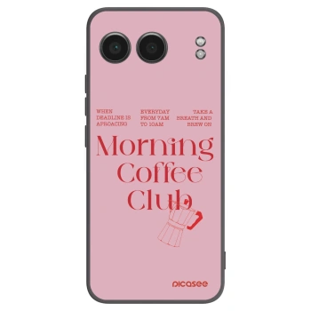 Picasee silikonový černý obal pro OnePlus Nord 4 - Morning