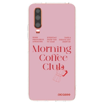 Picasee silikonový průhledný obal pro Huawei P30 - Morning