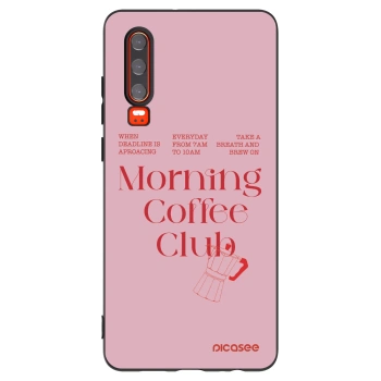 Picasee silikonový černý obal pro Huawei P30 - Morning