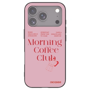 Picasee silikonový černý obal pro Apple iPhone 17 Pro - Morning