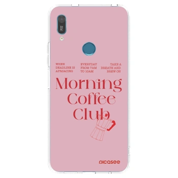Picasee silikonový průhledný obal pro Huawei Y6 2019 - Morning
