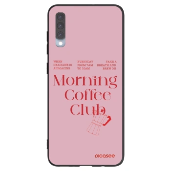 Picasee silikonový černý obal pro Samsung Galaxy A70 A705F - Morning