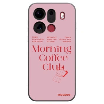 Picasee silikonový černý obal pro OPPO Find X9 Pro - Morning