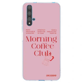 Picasee silikonový průhledný obal pro Huawei Nova 5T - Morning