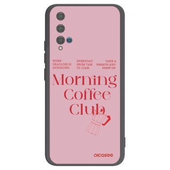 Picasee silikonový černý obal pro Huawei Nova 5T - Morning