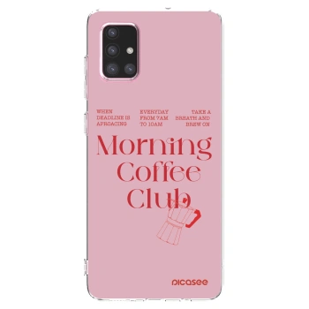 Picasee silikonový průhledný obal pro Samsung Galaxy A71 A715F - Morning