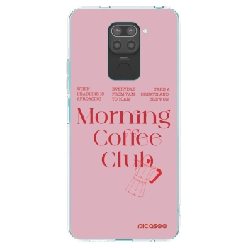 Picasee silikonový černý obal pro Xiaomi Redmi Note 9 - Morning