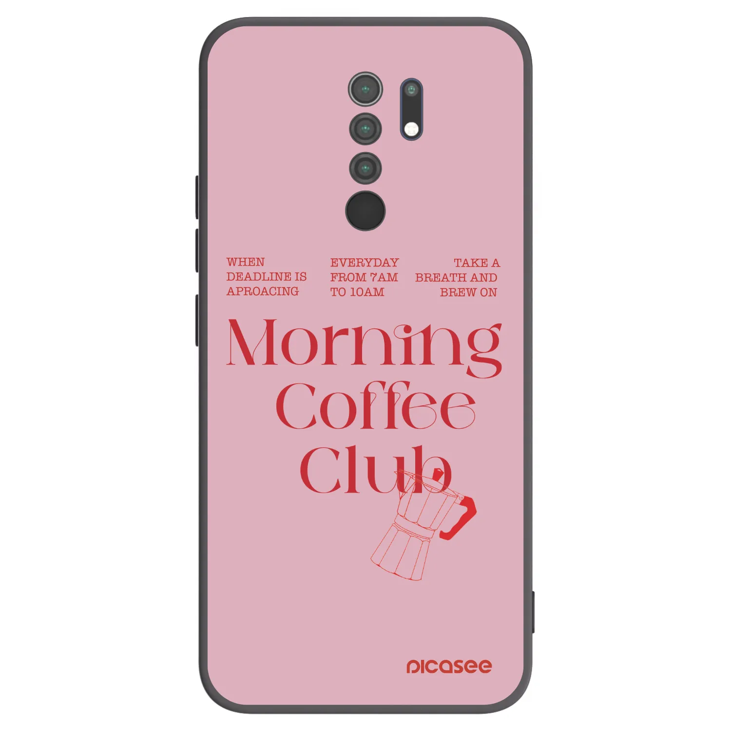 Picasee silikonový černý obal pro Xiaomi Redmi 9 - Morning