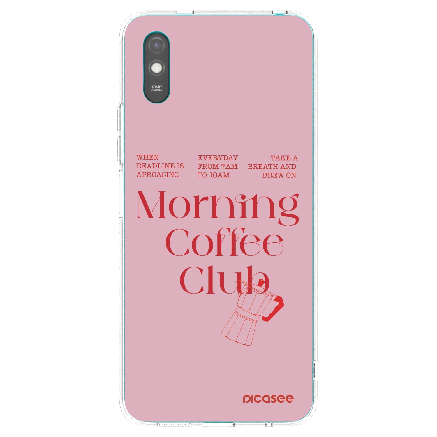 Picasee silikonový průhledný obal pro Xiaomi Redmi 9A - Morning