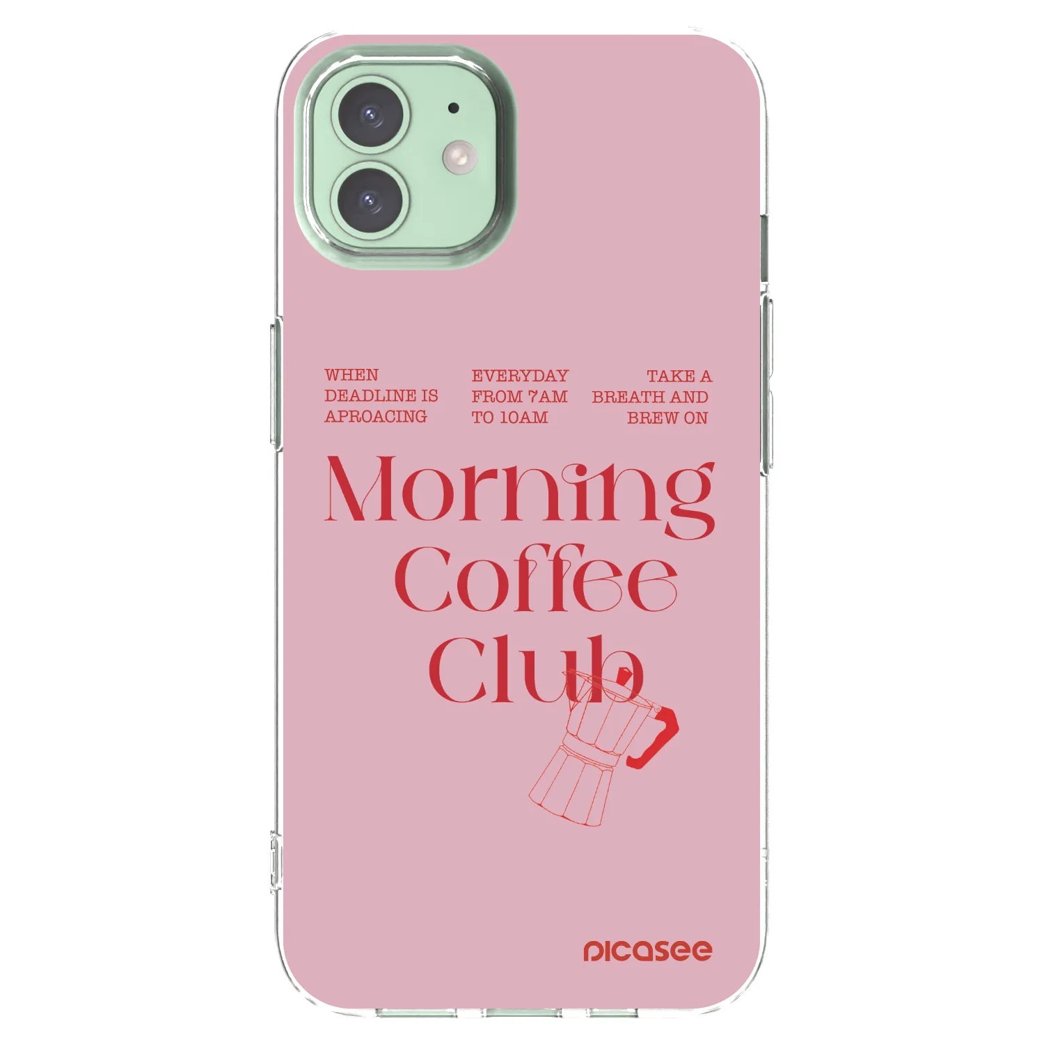 Picasee silikonový průhledný obal pro Apple iPhone 12 Pro - Morning
