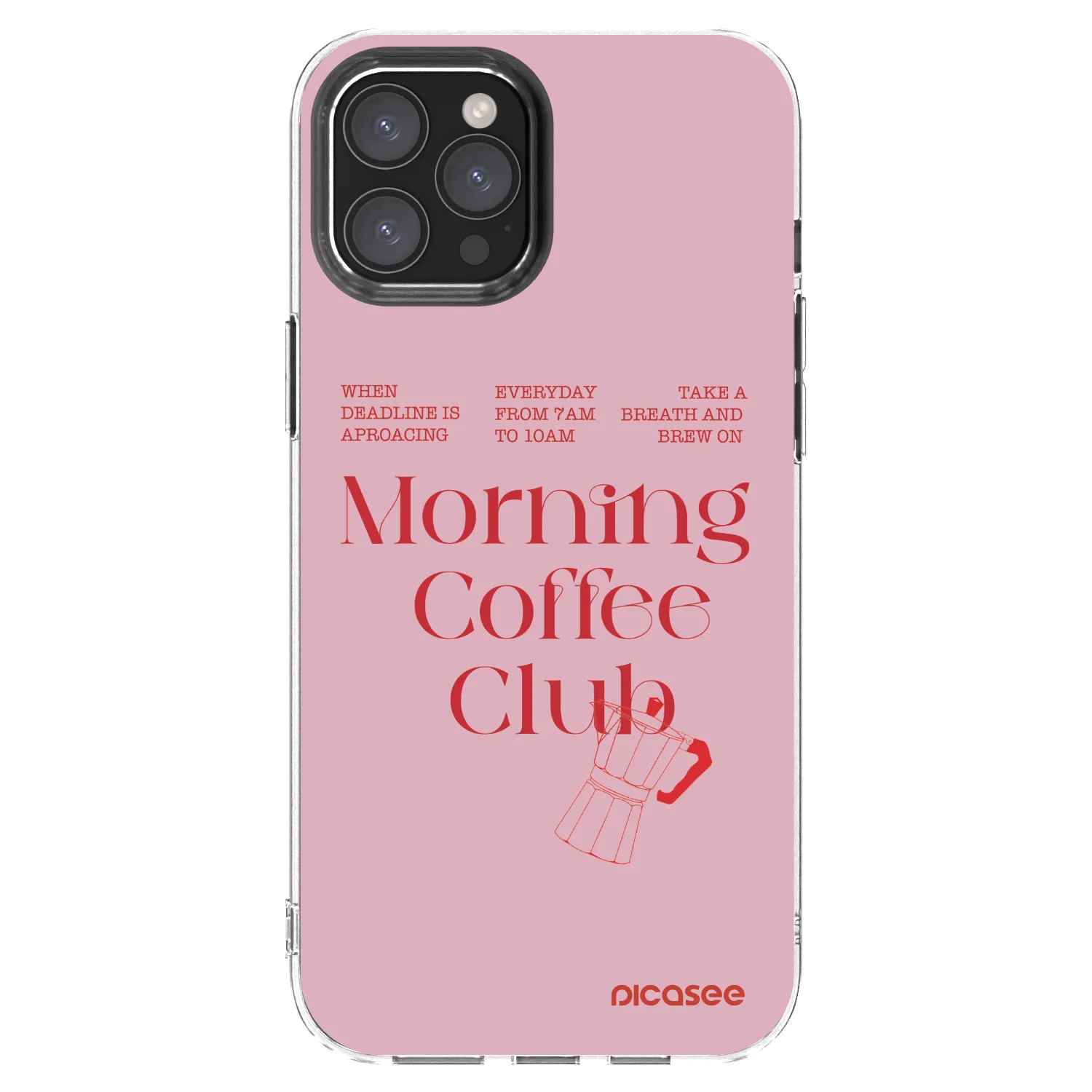 Picasee silikonový průhledný obal pro Apple iPhone 12 Pro Max - Morning