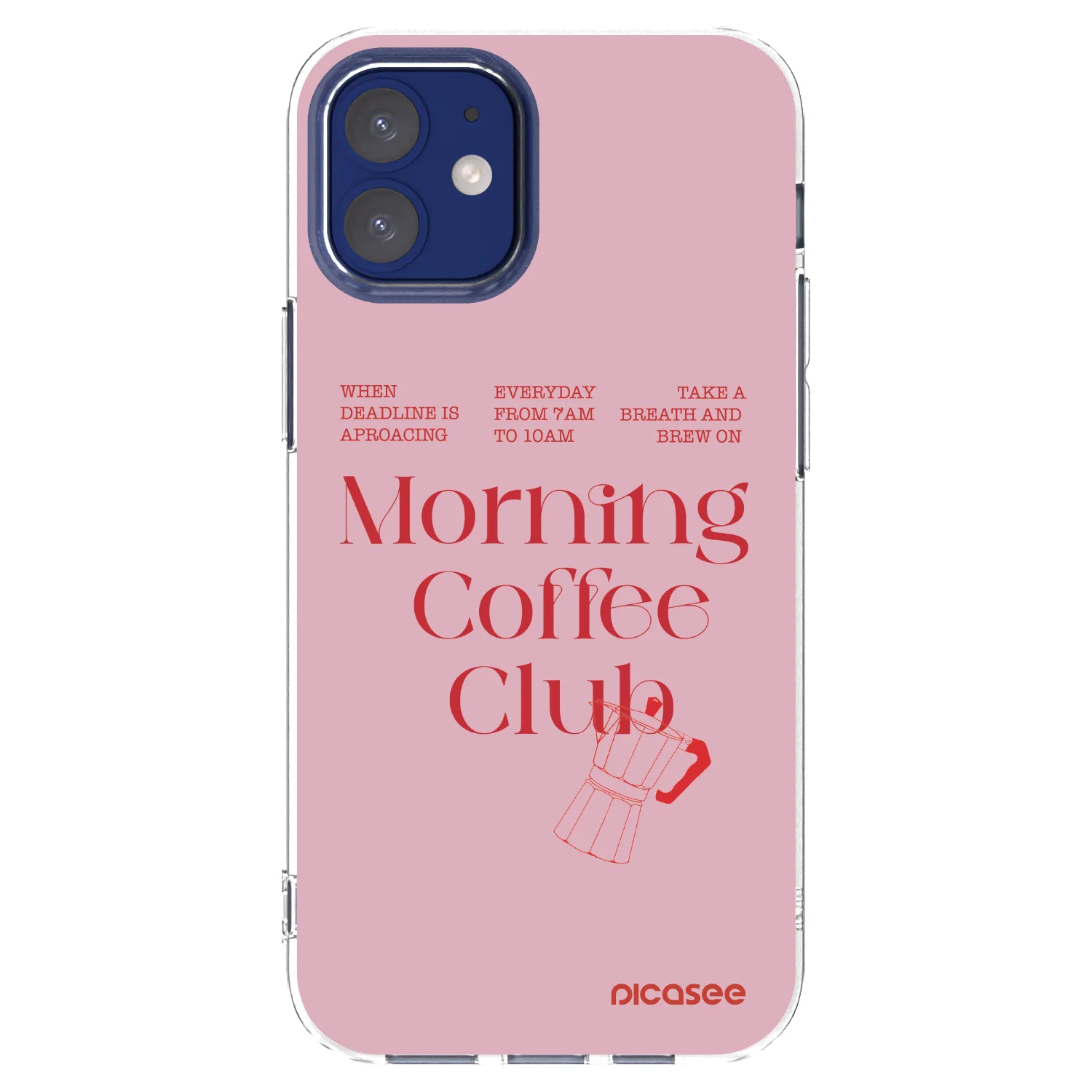 Picasee silikonový průhledný obal pro Apple iPhone 12 mini - Morning