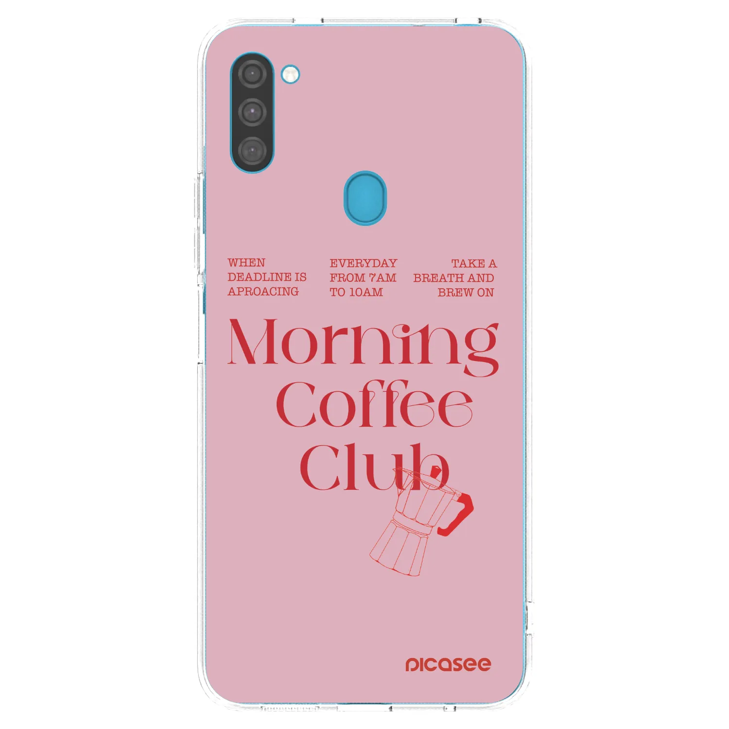 Picasee silikonový průhledný obal pro Samsung Galaxy M11 - Morning