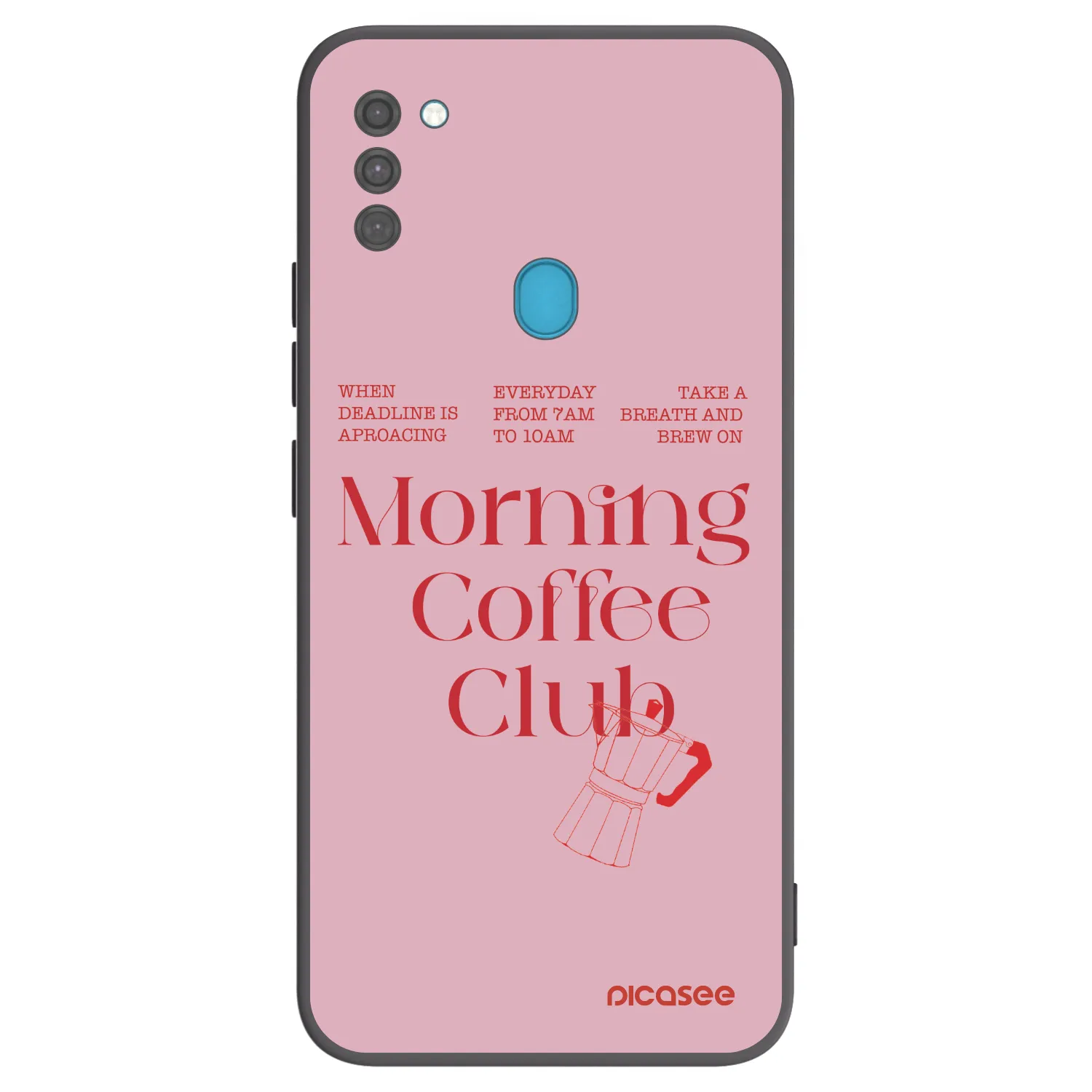 Picasee silikonový černý obal pro Samsung Galaxy M11 - Morning