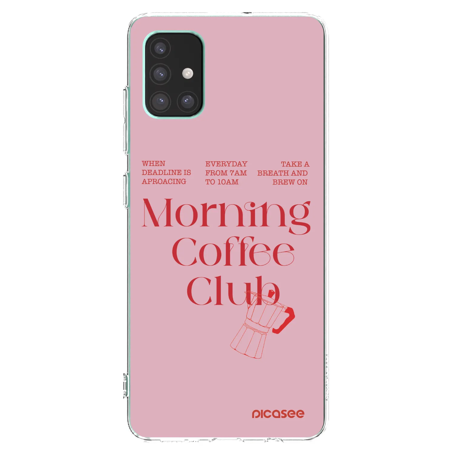 Picasee silikonový průhledný obal pro Samsung Galaxy M51 M515F - Morning