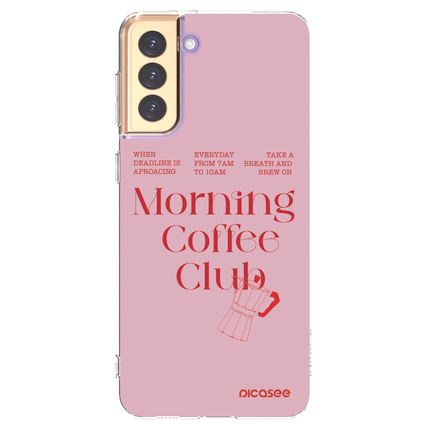 Picasee silikonový průhledný obal pro Samsung Galaxy S21+ 5G G996F - Morning