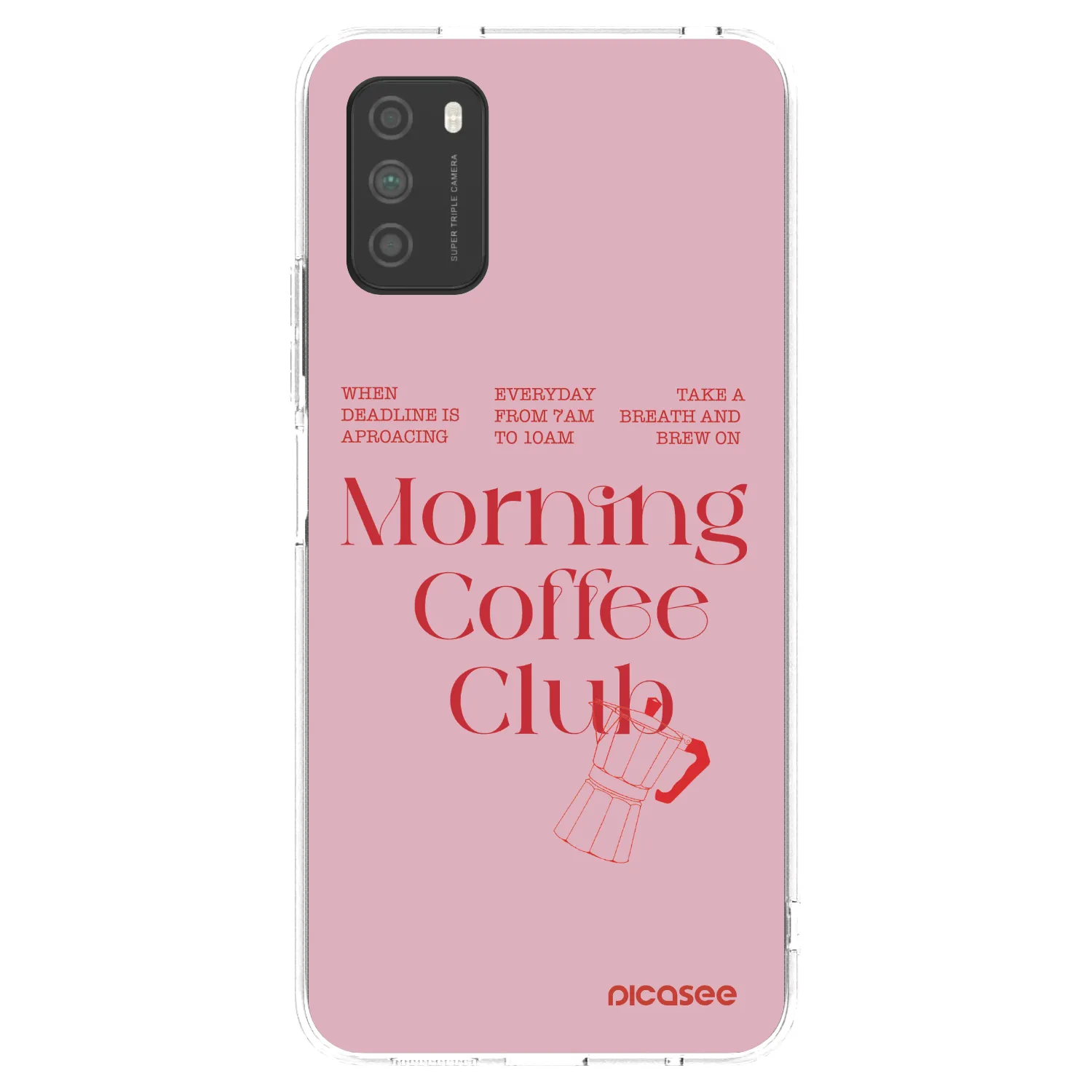 Picasee silikonový průhledný obal pro Xiaomi Poco M3 - Morning