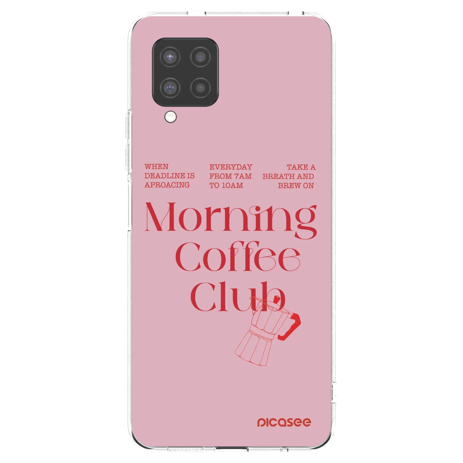 Picasee silikonový průhledný obal pro Samsung Galaxy A42 A426B - Morning
