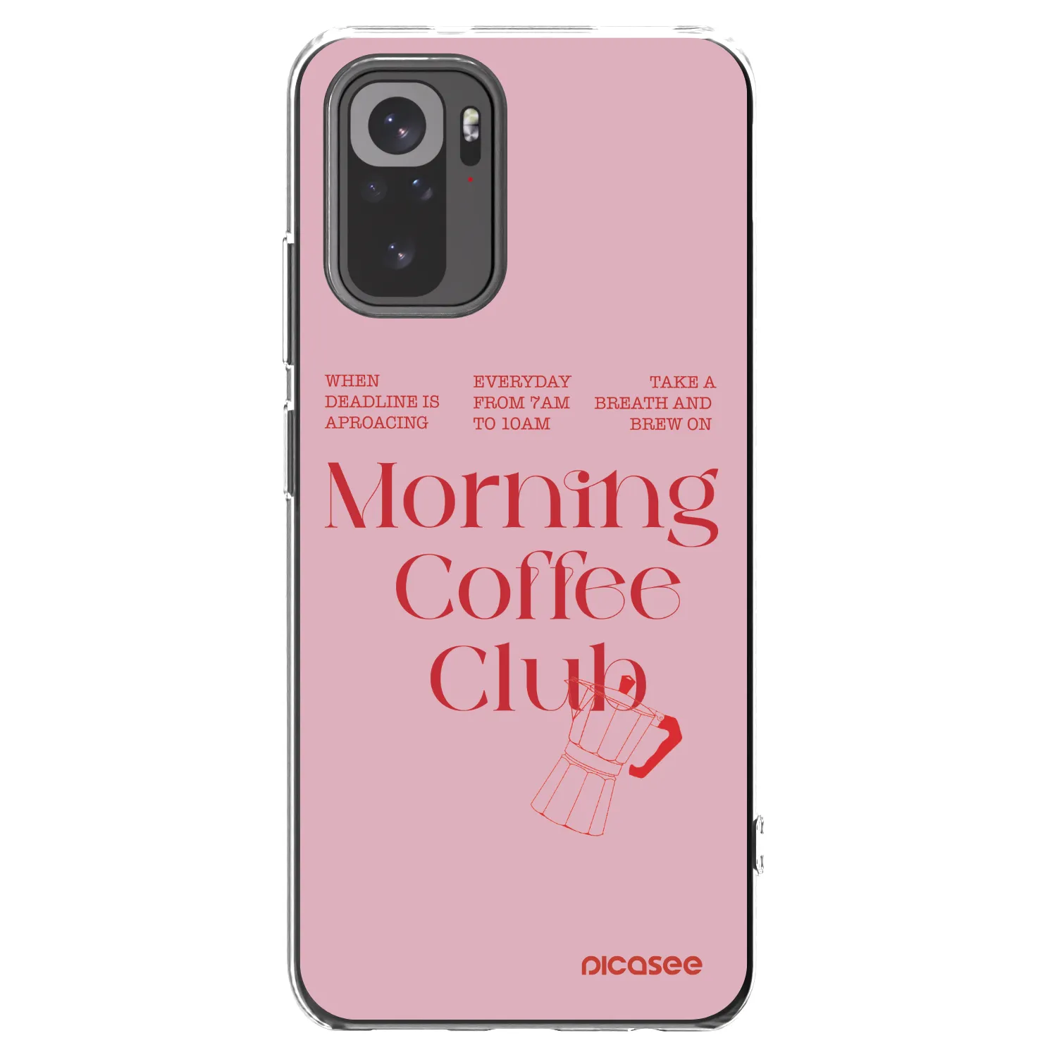 Picasee silikonový průhledný obal pro Xiaomi Redmi Note 10S - Morning