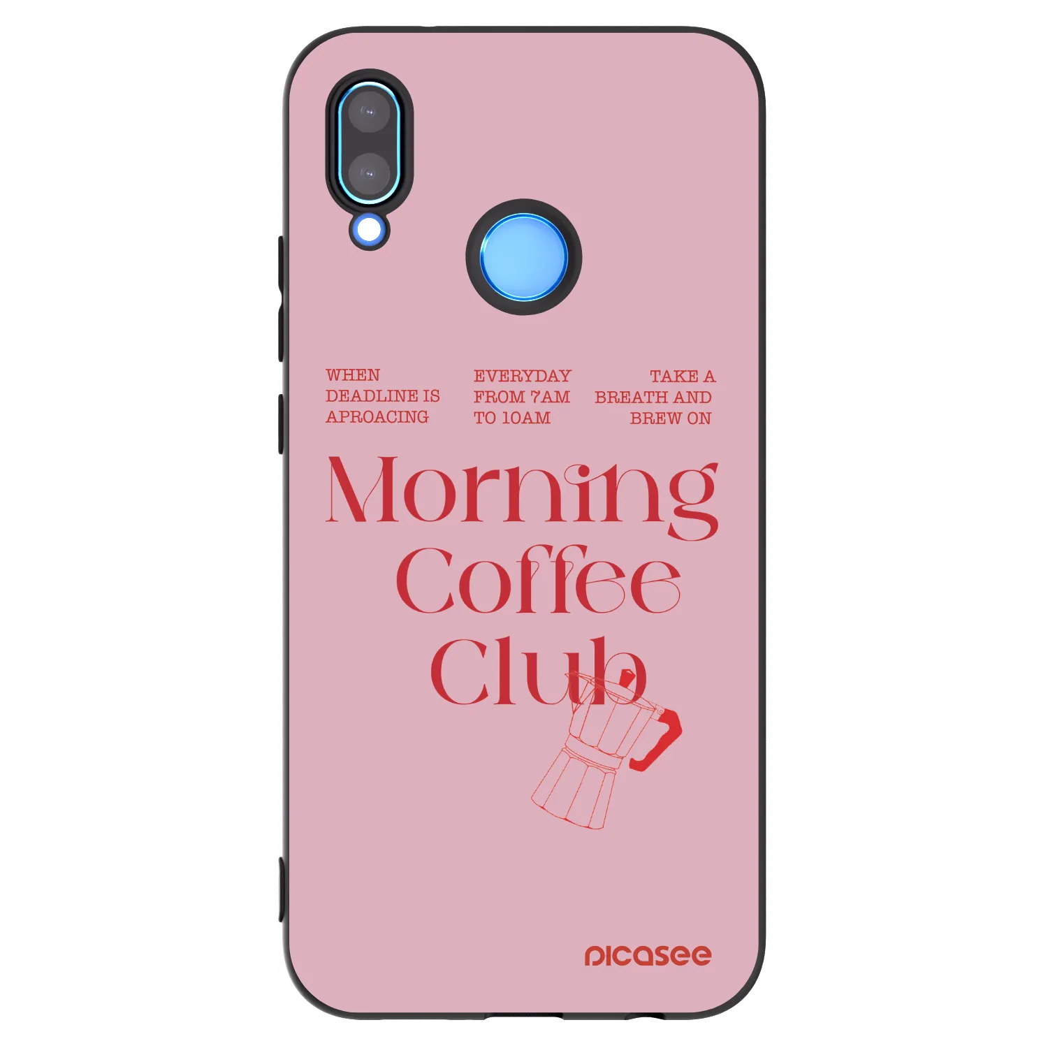 Picasee silikonový černý obal pro Huawei P20 Lite - Morning