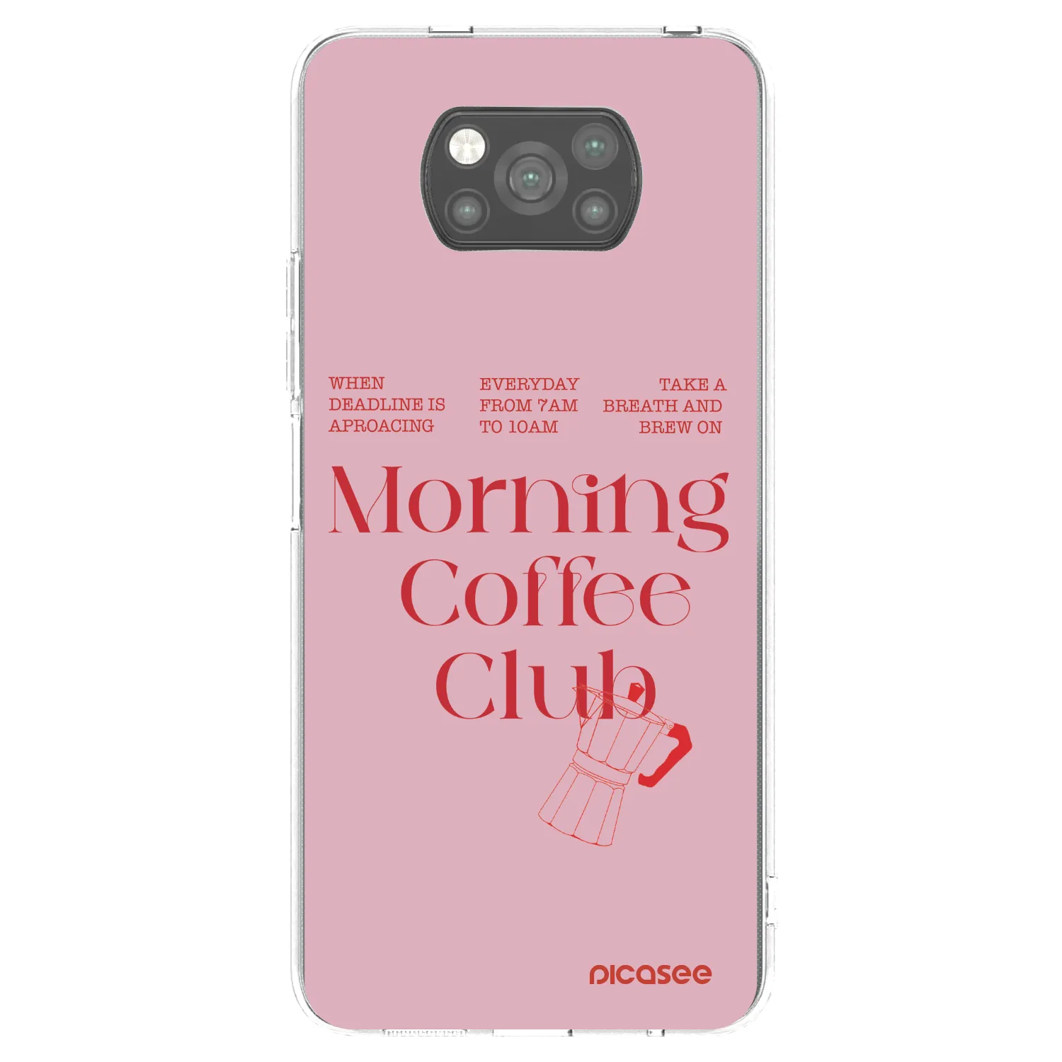 Picasee silikonový černý obal pro Xiaomi Poco X3 Pro - Morning