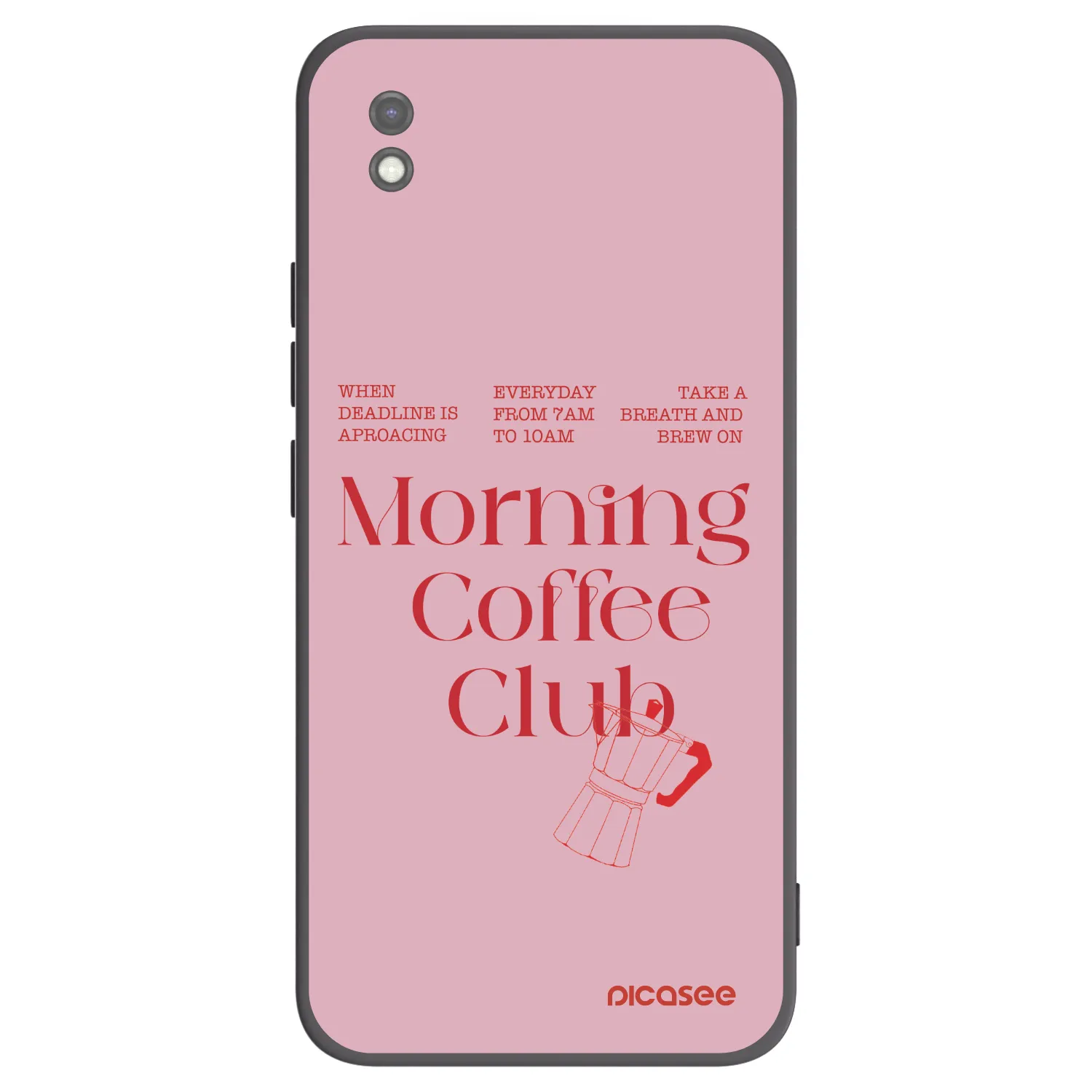 Picasee silikonový černý obal pro Xiaomi Redmi 9AT - Morning