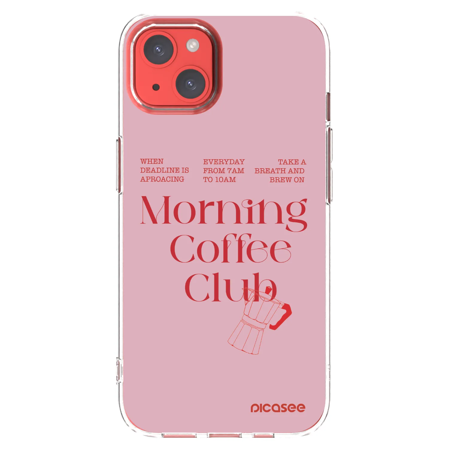 Picasee silikonový průhledný obal pro Apple iPhone 13 - Morning
