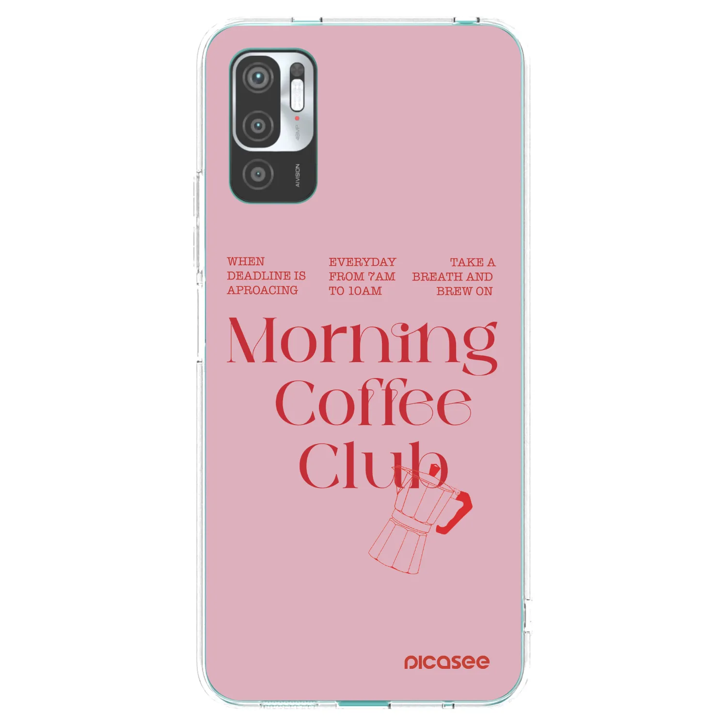 Picasee silikonový průhledný obal pro Xiaomi Redmi Note 10 5G - Morning