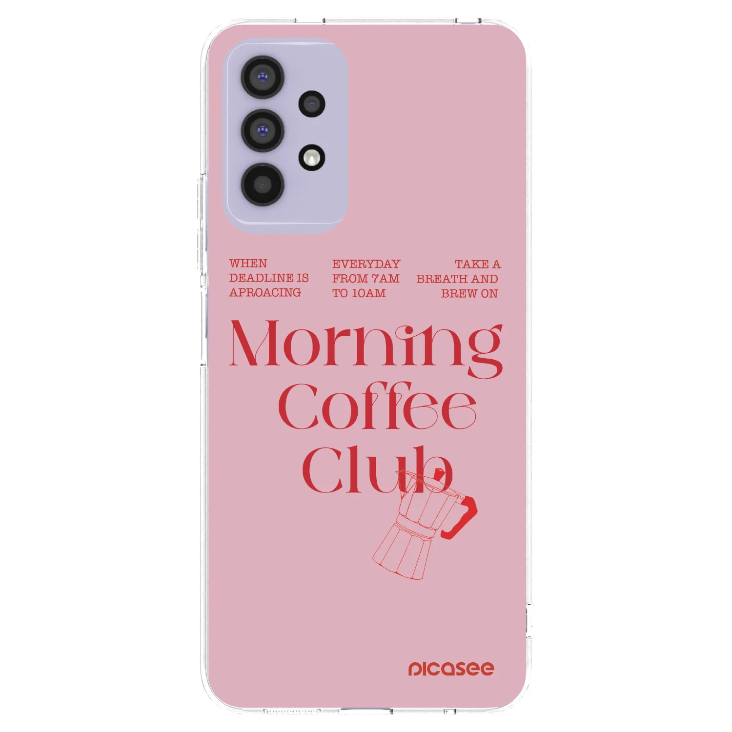Picasee silikonový průhledný obal pro Samsung Galaxy A32 4G SM-A325F - Morning